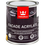 Краска фасадная Tikkurila Facade Acrylate белая 0,9 л