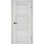 Дверь межкомнатная Komfort Doors Альфа-5 экошпон Беленый дуб стекло белое матовое 2000х800 мм в комплекте коробка 2,5 шт. и наличник 5 шт.
