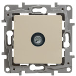 Механизм TV розетки Legrand Etika 672365 оконечный Слоновая кость 5 Дб