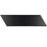Плитка керамическая Equipe Chevron Wall Black Matt Right 23367 186х52 мм