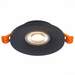 Светильник встраиваемый ST Luce ST205.408.01 GU10 1х50W без ламп 95x27 мм черный