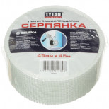 Изображение товара Лента самоклеящаяся серпянка Tytan Professional белая 45x45000 мм