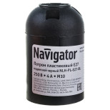 Патрон подвесной Navigator NLH-PL Е27 пластиковый черный
