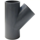 Тройник Aquaviva YEE1600 клеевой 45 градусов PN16  160 мм