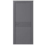 Дверное полотно  Belwooddoors Ивент 2 эмаль графит 2000х900 мм