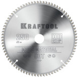 Диск пильный по алюминию Kraftool Multi Material 36953-250-32 80Т 250х32 мм