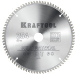 Диск пильный по алюминию Kraftool Multi Material 36953-254-30 80Т 254х30 мм 