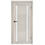 Межкомнатная дверь Komfort Doors Гамма со стеклом капучино 1900х550 мм в комплекте коробка 2,5 шт и наличник 5 шт