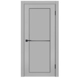 Межкомнатная дверь Komfort Doors Сигма 26.1 со стеклом светло-серая 1900х550 мм  в комплекте коробка 2,5 шт и наличник 5 шт