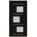 Межкомнатная дверь Komfort Doors Тета со стеклом венге 1900х550 мм в комплекте коробка 2,5 шт и наличник 5 шт