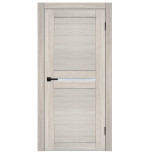 Межкомнатная дверь Komfort Doors Омега со стеклом капучино 1900х550 мм в комплекте коробка 2,5 шт и наличник 5 шт