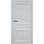 Дверь межкомнатная Komfort Doors Яшма шпон Дуб молочный глухая 1900х600 мм в комплекте коробка 2,5 шт. и наличник 5 шт.