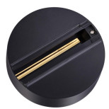 Чаша крепления Novotech Port NT19 137 135073 трехфазная P20 черная