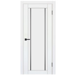 Межкомнатная дверь Komfort Doors Сигма-30 со стеклом эмалит белый 1900х550 мм в комплекте коробка 2,5 шт и наличник 5 шт