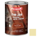 Эмаль для пола Pufas Decoself ПФ-266 желто-коричневая 0,9 кг