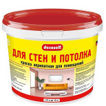 Краска для стен и потолков Pufas Decoself СП морозостойкая 1,72 л/2,7 кг
