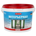 Краска интерьерная Pufas Decoself КИ морозостойкая белая 1,72 л/2,7 кг