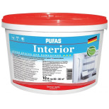Краска интерьерная Pufas Interior А морозостойкая белая 10 л/15,8 кг