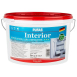 Краска интерьерная Pufas Interior А морозостойкая белая 5 л/7,9 кг