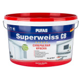 Краска интерьерная Pufas Superweiss СВ  морозостойкая супербелая 10 л/15,8 кг