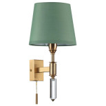 Бра Odeon Light London Modern ODL_EX22 115 4887/1W E14 1x40W  бронзовый/зеленый