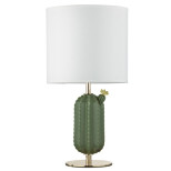 Лампа настольная Odeon Light Cactus Modern ODL_EX24 41 5425/1T E27 1x60W  золотой/зеленый/белый