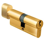 Цилиндровый механизм Schloss 84014 завертка-ключ золото 70 мм
