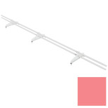 Снегозадержатель трубчатый круглый Borge NewLine D25 мм RAL 3022 лососево-красный 3000 мм 3 опоры