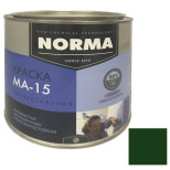 Краска масляная Novocolor МА-15 Норма ГОСТ-71 зеленая 2 кг