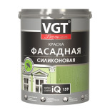 Краска фасадная VGT iQ159 база А силиконовая самоочищающаяся 2 л/2,9 кг