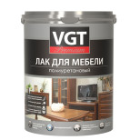 Лак для мебели полиуретановый VGT  Premium матовый 9 кг