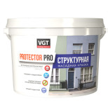 Краска фасадная структурная VGT Protektor Pro 4,8 л/7 кг