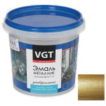 Эмаль универсальная VGT металлик золото 10 кг