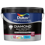 Краска для стен и потолков Dulux Diamond Max Protect матовая база BW 9 л