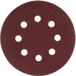 Круг шлифовальный Tundra Basic 2603076 Р100 под липучку 8 отверстий 125 мм 10 штук
