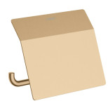 Держатель для туалетной бумаги Hansgrohe AddStoris 41753140 с крышкой шлифованная бронза