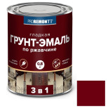 Грунт-эмаль Proremontt 3 в 1 красно-коричневая 0,8 кг