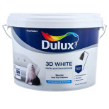 Краска для стен и потолков водно-дисперсионная Dulux 3D White матовая база BW 2,5 л