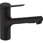 Смеситель кухонный Hansgrohe Zesis M33 74800670 матовый черный