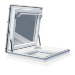 Окно-люк с антивандальным стеклопакетом Fakro DRC-C P2 с куполом 900х900 мм