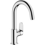 Смеситель для раковины Hansgrohe Vernis Blend 210 71554000  со сливным гарнитуром хром