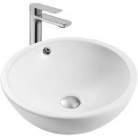 Раковина накладная Aquatek AQ5354-MW матовый белый 440х440х175 мм