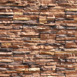 Искусственный камень Kamrock Скалистая гора 52340 коричнево-красный