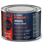 Эмаль термостойкая антикоррозионная Лакра Prof it до 500С черная 0,4 кг
