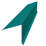 Изображение товара Конек односкатной кровли Grand Line Pe Ral 5021 180х160 мм резка