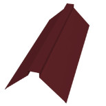 Конек плоский Grand Line Satin Ral 3005 115х30х115 мм резка