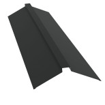 Конек плоский Grand Line Velur X Ral 7016 175х50х175 мм резка