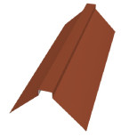 Конек плоский Grand Line Satin Ral 8004 150х40х150 мм резка