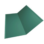 Изображение товара Ендова нижняя Grand Line Satin Ral 6005 300х300 мм резка