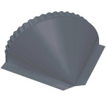 Изображение товара Заглушка конусная к полукруглому коньку Grand Line Drap TX 0,45 Ral 7024